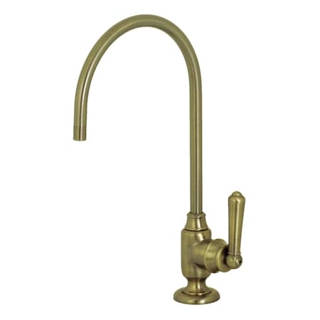 Kingston Brass KS5193NML Magellan Single-Handle Water Filtration Faucet, Antique Brass KS5193NML